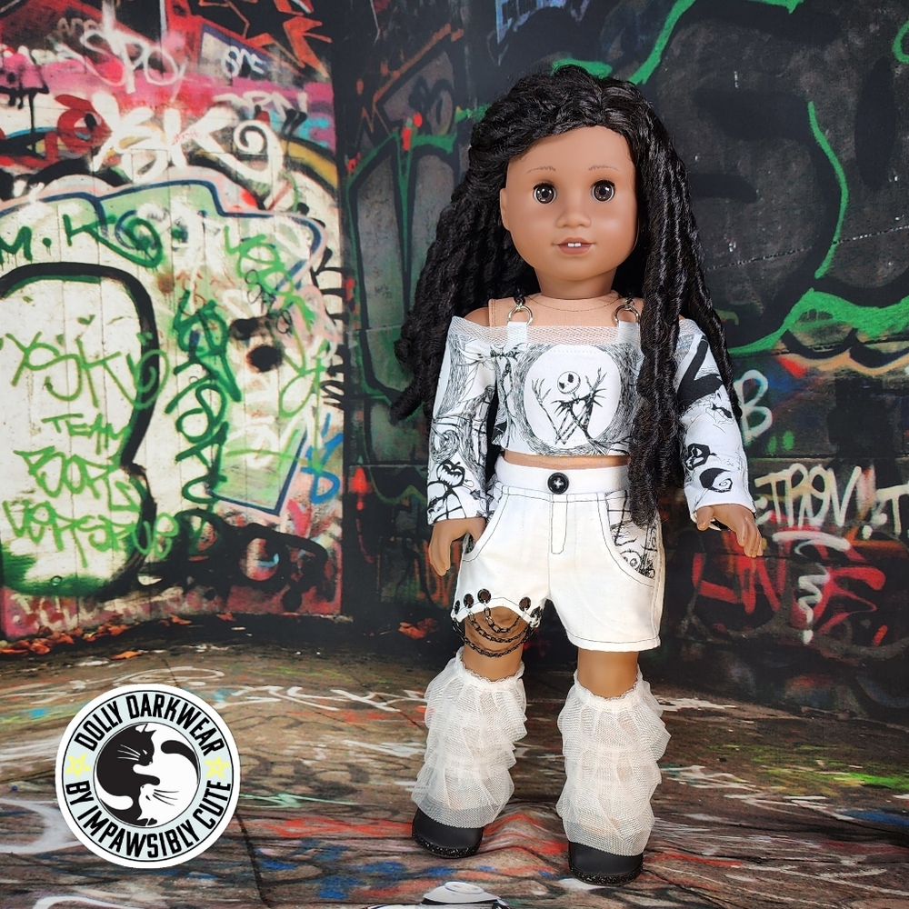 ☯️Dolly Darkwear by Impawsibly Cute- NBC Jack Skellington Fit for 18" Dolls